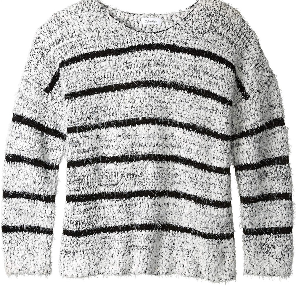 Calvin Klein striped pullover sweater